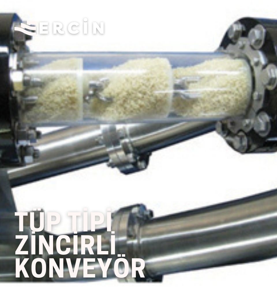 Tüp Tipi Zincirli Konveyörler